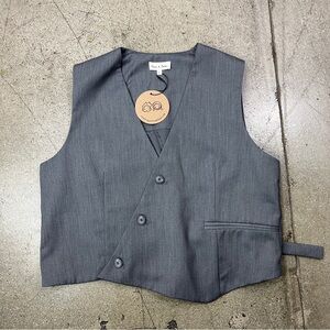 Tailored Gray Vest - Women’s Classic Waistcoat